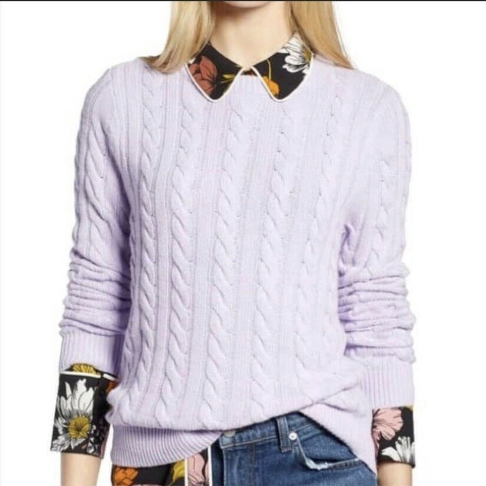 Halogen® x Atlantic-Pacific Cable Sweater XS